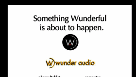 What Wunderaudio.com website looked like in 2017 (6 years ago)