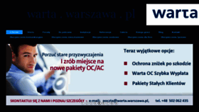 What Warta.warszawa.pl website looked like in 2017 (6 years ago)