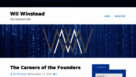 What Wilwinstead.com website looked like in 2017 (6 years ago)
