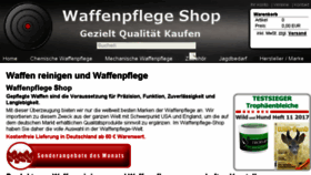 What Waffenpflege-shop.de website looked like in 2017 (6 years ago)