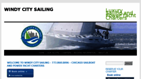 What Windycitysailing.com website looked like in 2017 (6 years ago)
