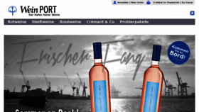 What Wein-port.de website looked like in 2017 (6 years ago)