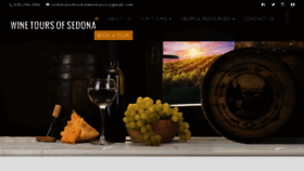 What Winetoursofsedona.com website looked like in 2017 (6 years ago)