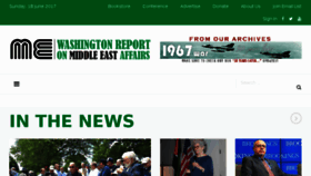 What Washington-report.org website looked like in 2017 (6 years ago)