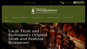 What Windjammerrestaurant.com website looked like in 2017 (6 years ago)