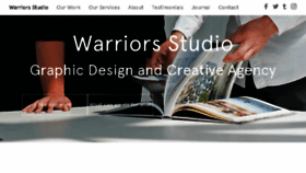 What Warriorsstudio.com website looked like in 2017 (6 years ago)