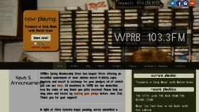 What Wprb.com website looked like in 2017 (6 years ago)