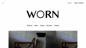 What Wornstore.com.au website looked like in 2017 (6 years ago)