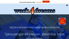 What Work4dreams.se website looked like in 2017 (6 years ago)