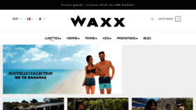What Waxxstore.com website looked like in 2017 (6 years ago)