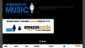 What Womeninmusic.org website looked like in 2017 (6 years ago)