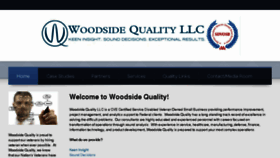 What Woodsidequality.com website looked like in 2017 (6 years ago)
