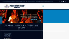 What Whiskeycreekhideout.com website looked like in 2017 (6 years ago)