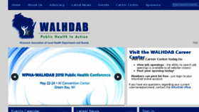 What Walhdab.org website looked like in 2017 (6 years ago)