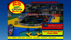 What Whitelakewaterpark.com website looked like in 2017 (6 years ago)