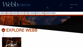 What Webb.org website looked like in 2017 (7 years ago)