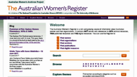 What Womenaustralia.info website looked like in 2017 (6 years ago)