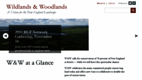 What Wildlandsandwoodlands.org website looked like in 2017 (6 years ago)