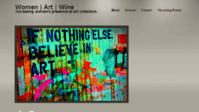 What Womenartwine.com website looked like in 2017 (6 years ago)