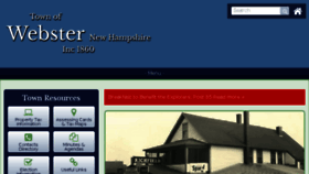 What Webster-nh.gov website looked like in 2017 (6 years ago)