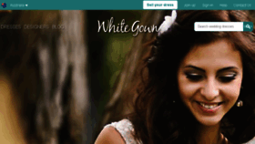 What Whitegown.com.au website looked like in 2017 (6 years ago)