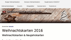 What Weihnachtskarten-1a.ch website looked like in 2017 (6 years ago)