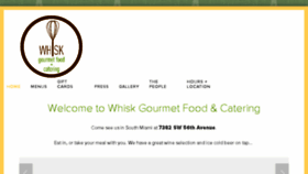 What Whiskgourmet.com website looked like in 2017 (6 years ago)