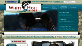 What Whiteholeresort.com website looked like in 2017 (6 years ago)