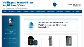 What Wellingtonwaterfilters.co.nz website looked like in 2017 (6 years ago)