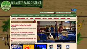 What Wilmettepark.org website looked like in 2017 (6 years ago)