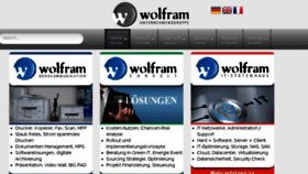 What Wolframbk.de website looked like in 2017 (6 years ago)
