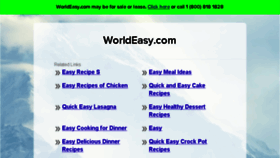 What Worldeasy.com website looked like in 2017 (6 years ago)
