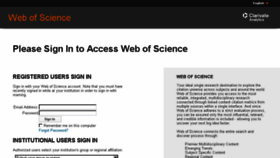 What Webofknowledge.com website looked like in 2017 (6 years ago)