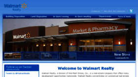 What Walmartrealty.com website looked like in 2017 (6 years ago)