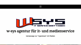What W-sys.info website looked like in 2017 (6 years ago)