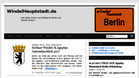 What Windelhauptstadt.de website looked like in 2017 (6 years ago)