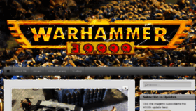 What Warhammer39999.com website looked like in 2017 (6 years ago)