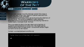 What Warriorsofthe.net website looked like in 2017 (6 years ago)