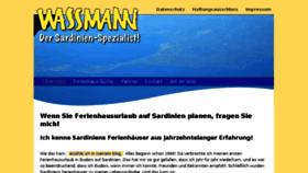 What Wassmann.de website looked like in 2017 (6 years ago)
