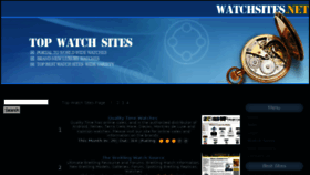 What Watchsites.net website looked like in 2017 (6 years ago)