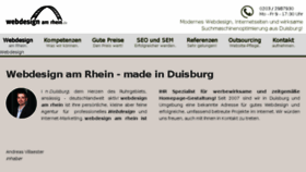 What Webdesign-am-rhein.de website looked like in 2017 (6 years ago)