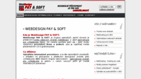 What Webdesign.paysoft.cz website looked like in 2017 (6 years ago)