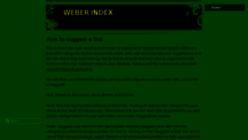 What Weberindex.com website looked like in 2017 (6 years ago)