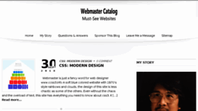 What Webmastercatalog.com website looked like in 2017 (6 years ago)
