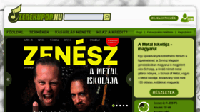 What Webshop.zeneszoveg.hu website looked like in 2017 (6 years ago)