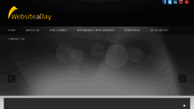What Websiteaday.co.uk website looked like in 2017 (6 years ago)