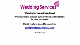 What Weddingservices4u.co.uk website looked like in 2017 (6 years ago)