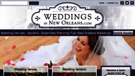 What Weddingsinneworleans.com website looked like in 2017 (6 years ago)