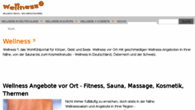 What Wellness-hoch3.de website looked like in 2017 (6 years ago)
