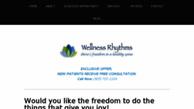 What Wellnessrhythms.com website looked like in 2017 (6 years ago)